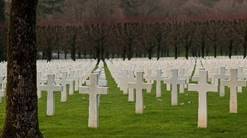 A field of white crosses

AI-generated content may be incorrect.