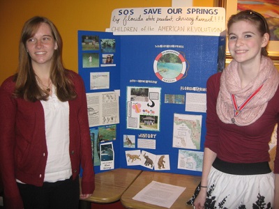 Officers of the C.A.R. after a presentation to the Tampa Chapter